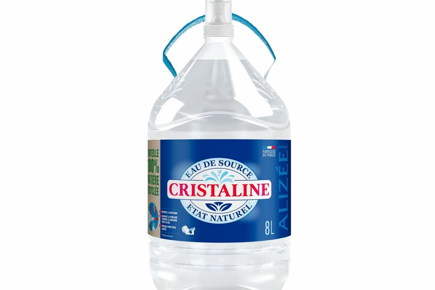 Cristaline propose un gros contenant à un prix défiant toute concurrence