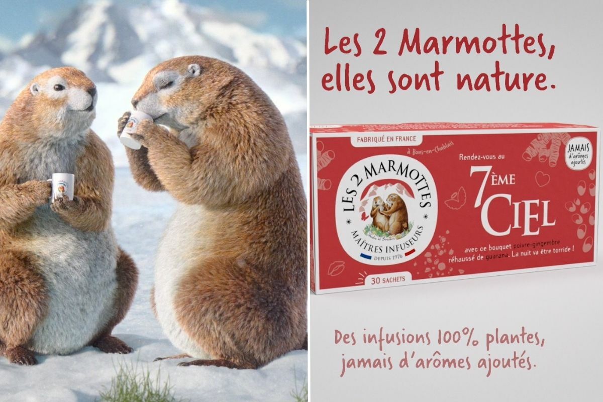 Publicit: "Les 2 Marmottes" mettent "des marmottes  poil"