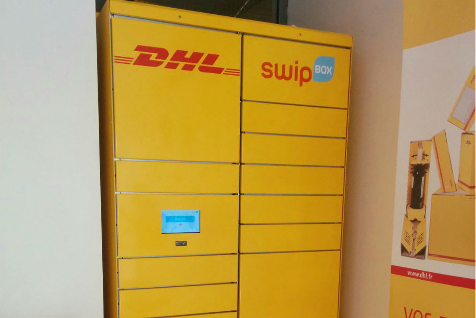 SwipBox : le système de consignes DHL...