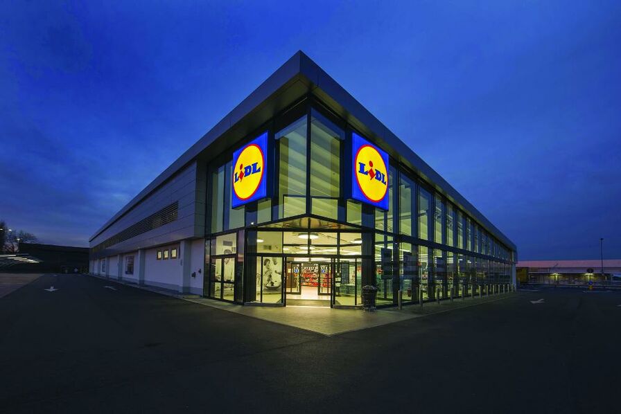 Au coeur de l’entrepôt nouvelle génération de Lidl