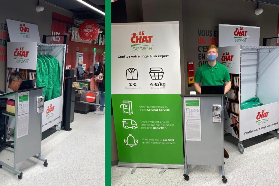 La Lessive Le Chat Lance Son Pressing Chez