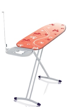 Table à Repasser Pliante Leifheit Air Board M - Housse Thermo Reflect, Surface 120x38 Cm, Hauteur Réglable