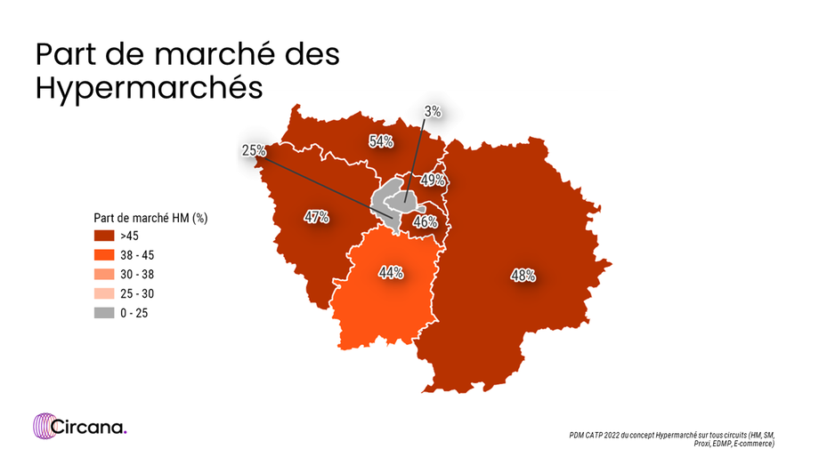 CARTE. 60 ans de l'hypermarché : que pèse ce circuit en France