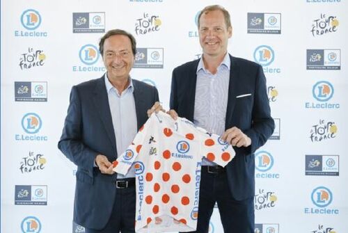 Ensemble bob et t-shirt maillot à pois Tour de France caravane - Sport & Plein air
