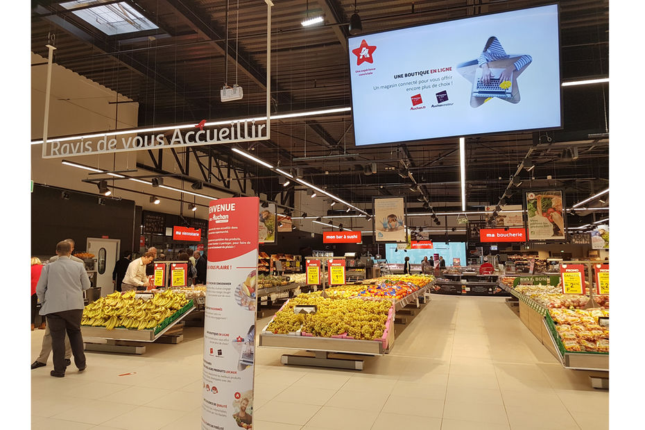 Produits frais, digital et services : Auchan ouvre son supermarché ...