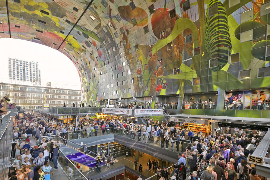 Markthal Rotterdam - Architecture impressionnante