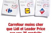 Carrefour se lance dans la publicité comparative